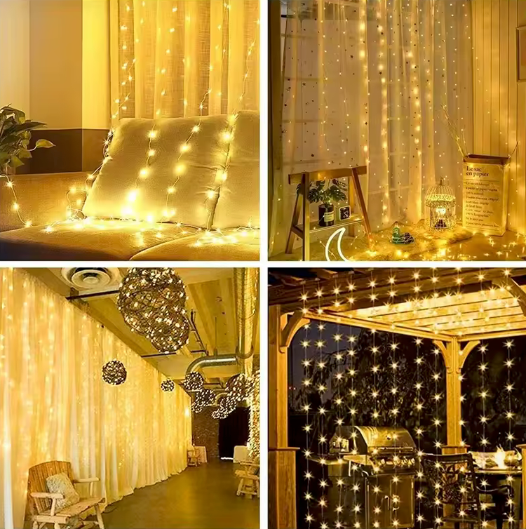 Guirlande lumineuse LED USB 300LED (3Mx2M)