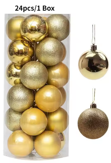 Boules de Noël 24 pièces