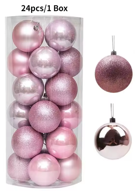 Boules de Noël 24 pièces