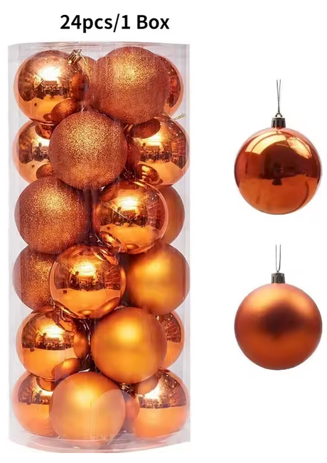 Boules de Noël 24 pièces