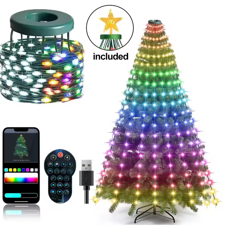 Guirlande lumineuse de Noël 2,1 mètres