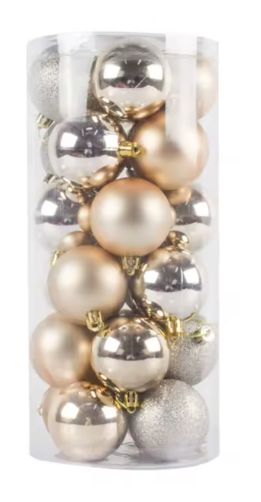 Boules de Noël 24 pièces